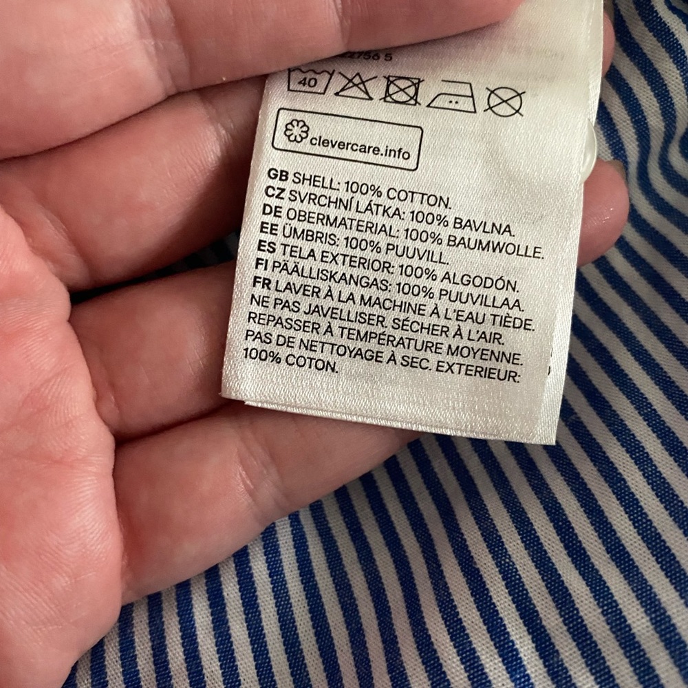 •NWT• Divided by H&M Striped Button Up Dress - Picture 3 of 4